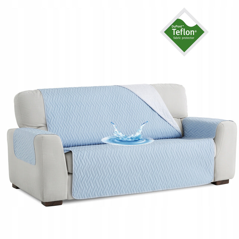 Protection de canapé en polyester — détail de la matière : polyester