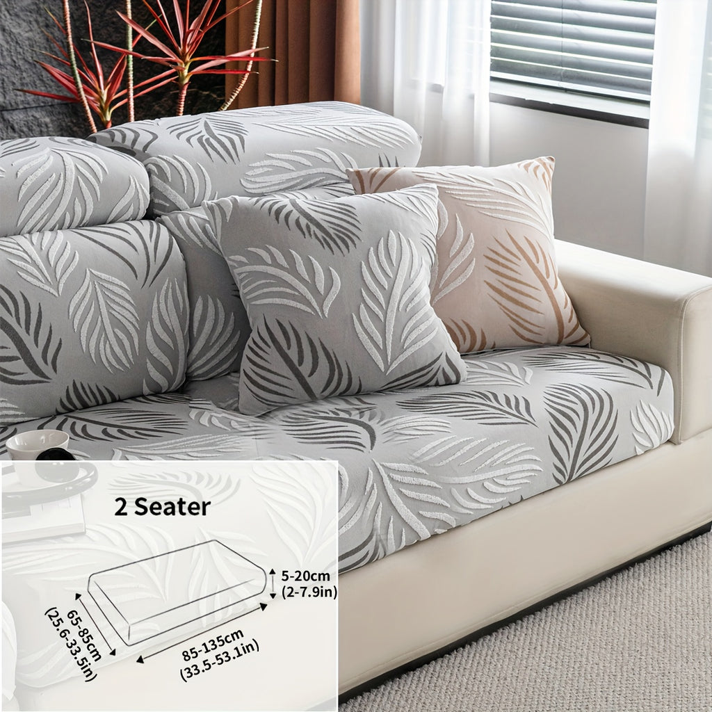 Housse de canapé extensible en polaire anti-griffes, vue de dos