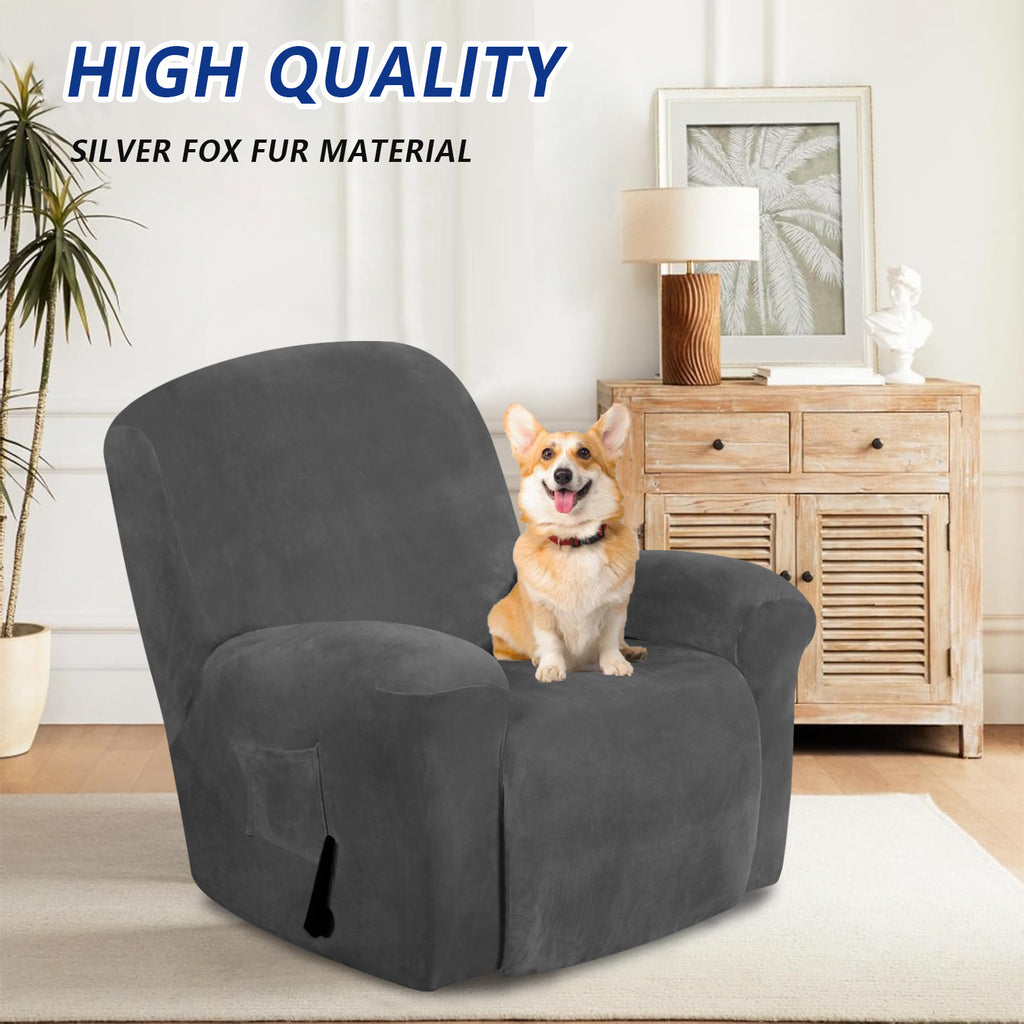 Housse de canapé extensible en velours