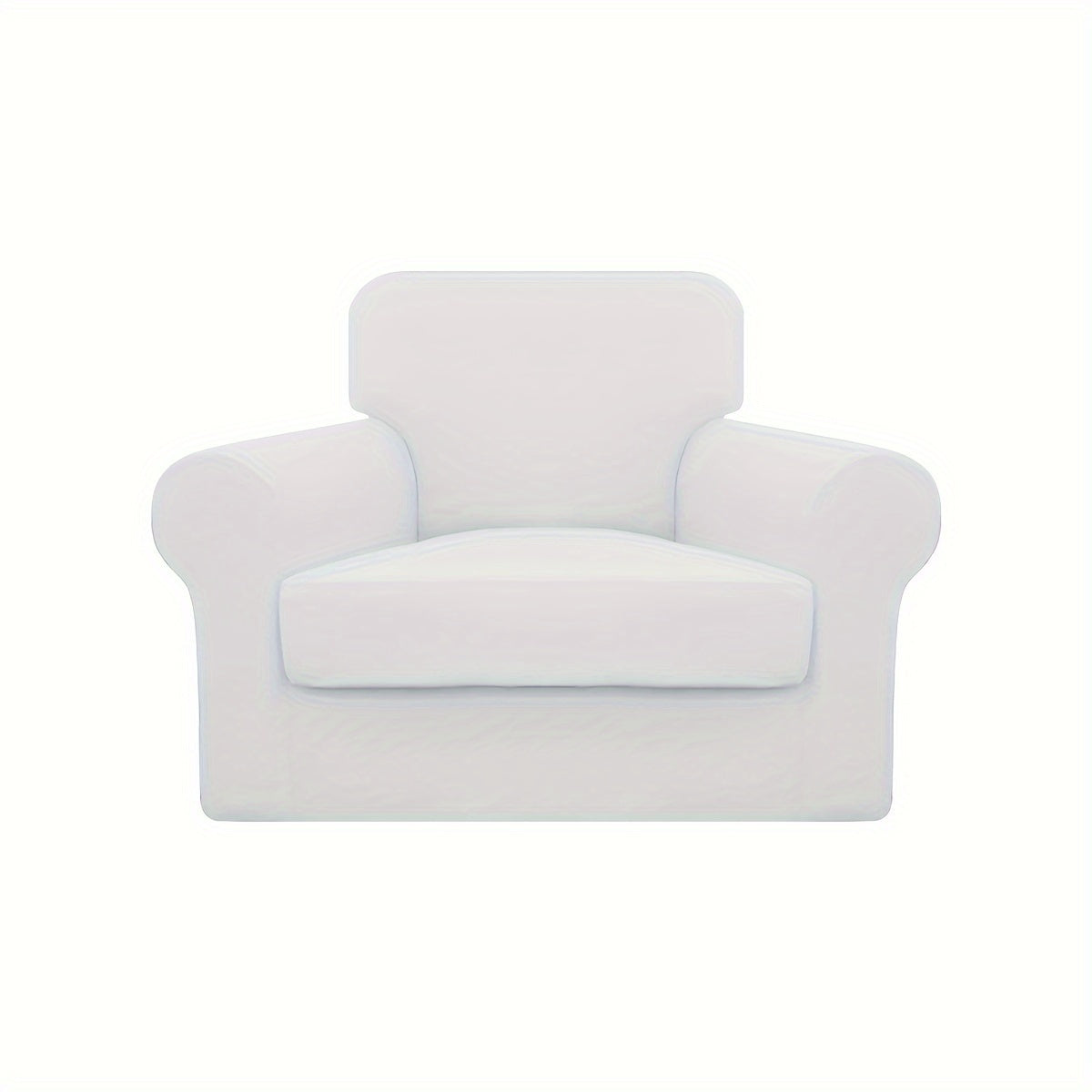 Housse de canapé extensible en fibre de lait, détail de l'ourlet