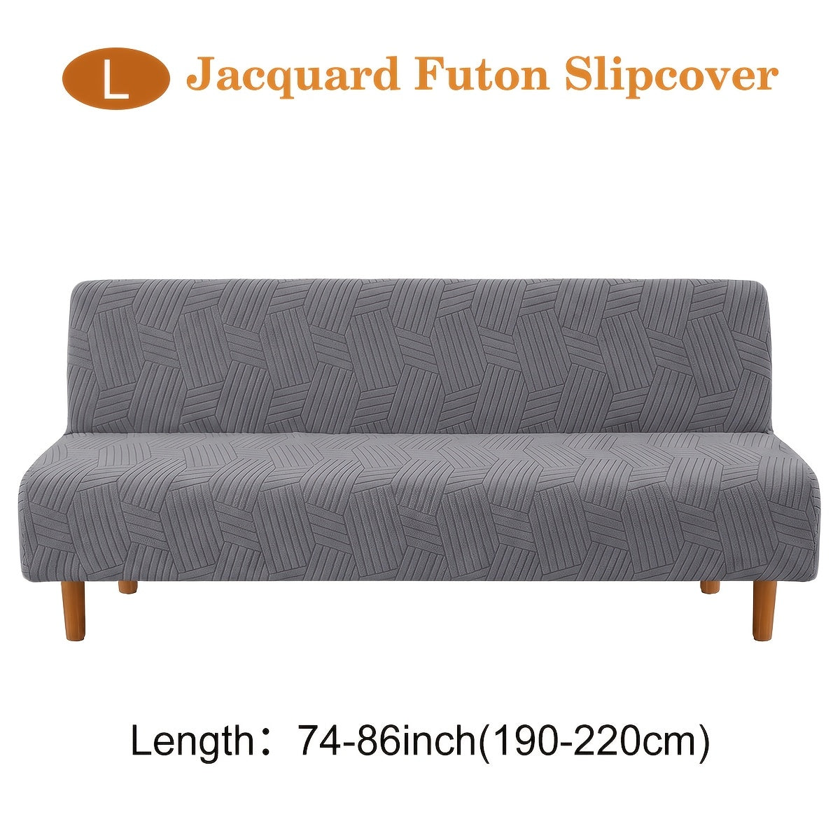 Housse de canapé extensible en velours côtelé jacquard, vue d'ensemble