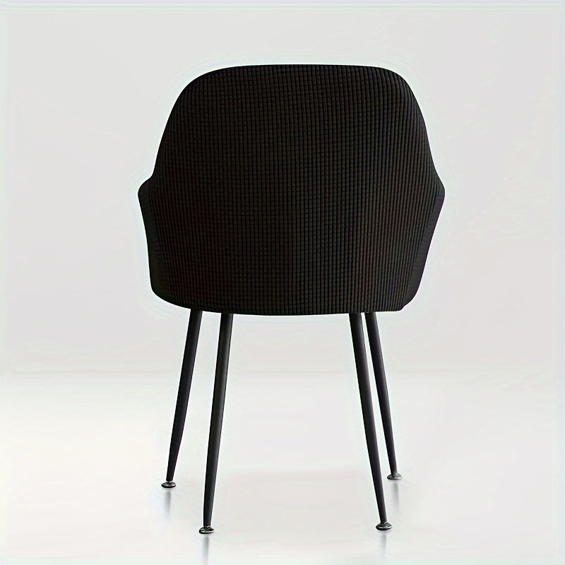 Housse de fauteuil extensible en polyester, vue de dos