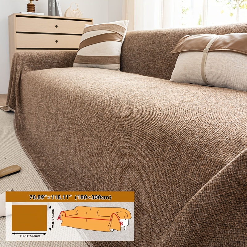 Housse de canapé épaisse en chenille, tissu de 300 à 350 g/m²