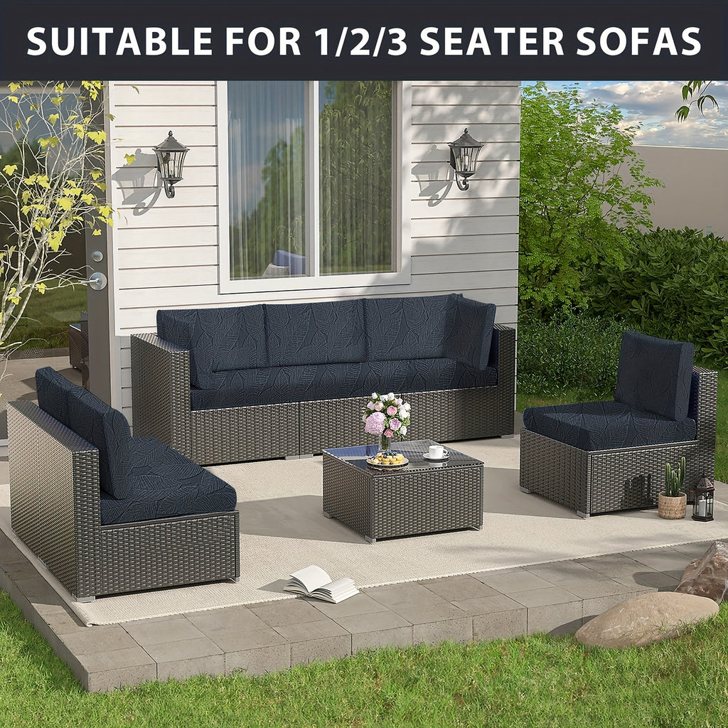 Housse de canapé extensible en polaire, détail de la finition