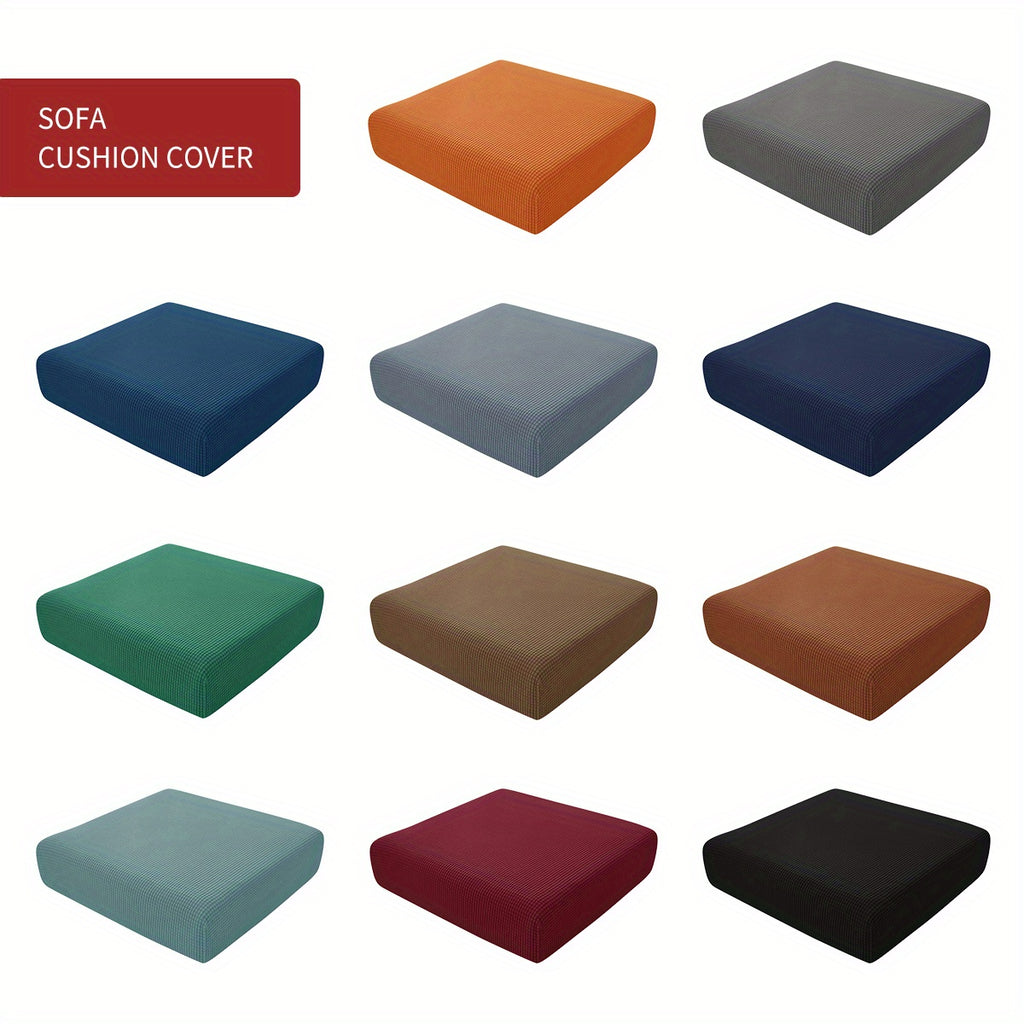 Housse de coussin extensible en polyester, autre coloris