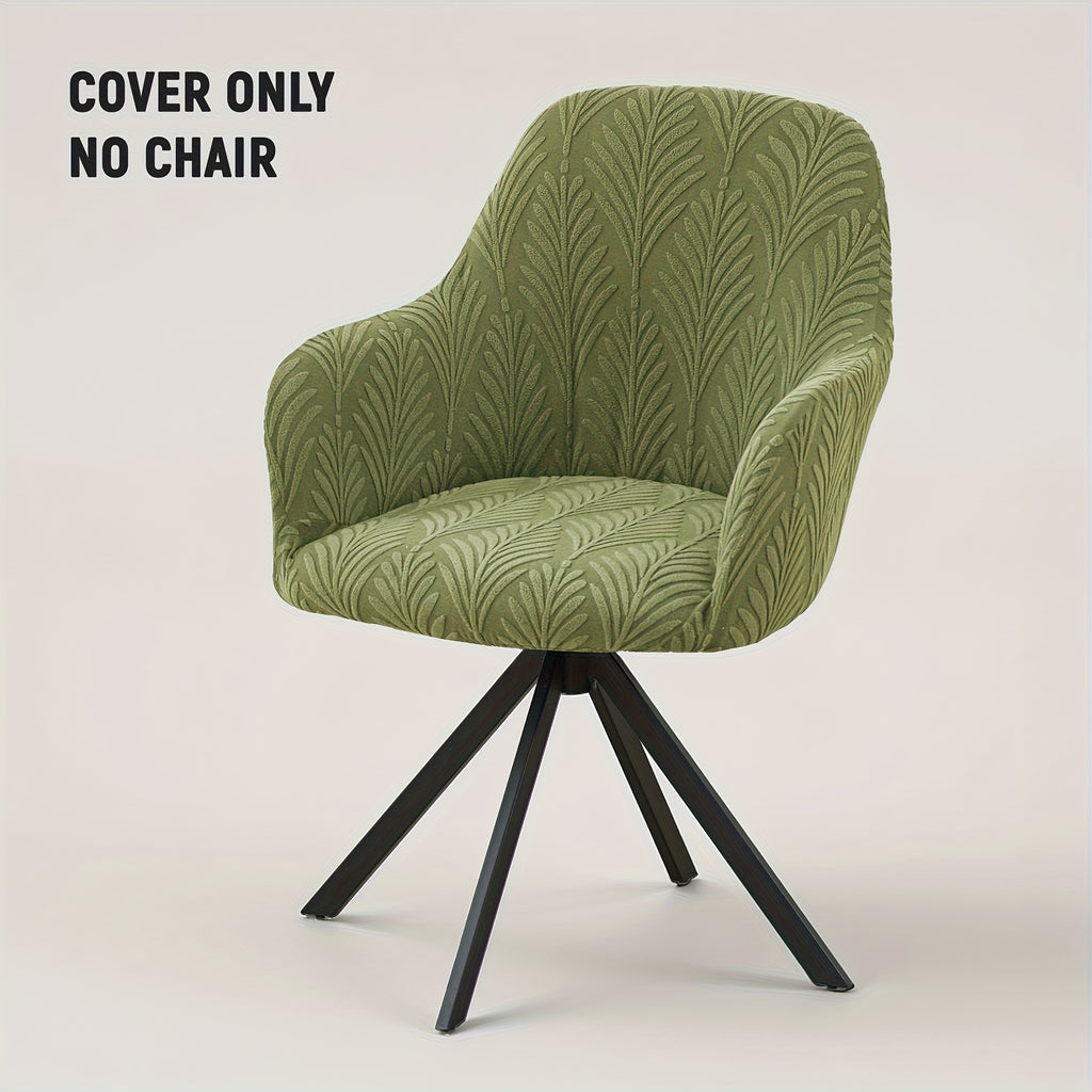 Housse de chaise extensible en polaire jacquard